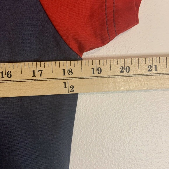 Reina Red Blue Mock V-Neck Scrub Top Medical Uniform XS - Picture 6 of 9